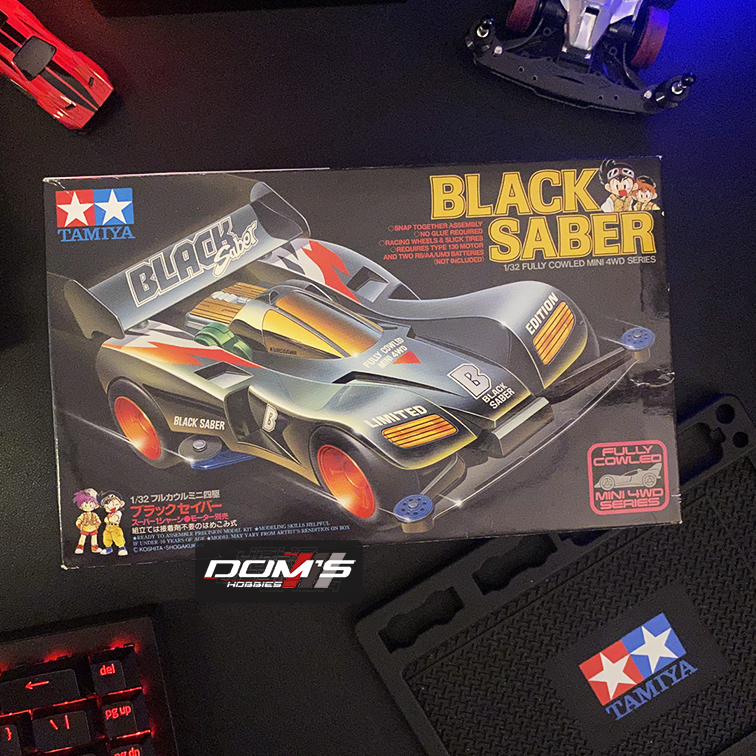 TAMIYA 18515 BLACK SABER - SUPER 1 CHASSIS - FULLY COWLED SERIES