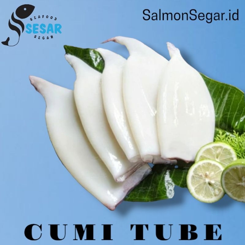 

Cumi Tube Kupas Bersih Frozen 1Kg PREMIUM - Seafood