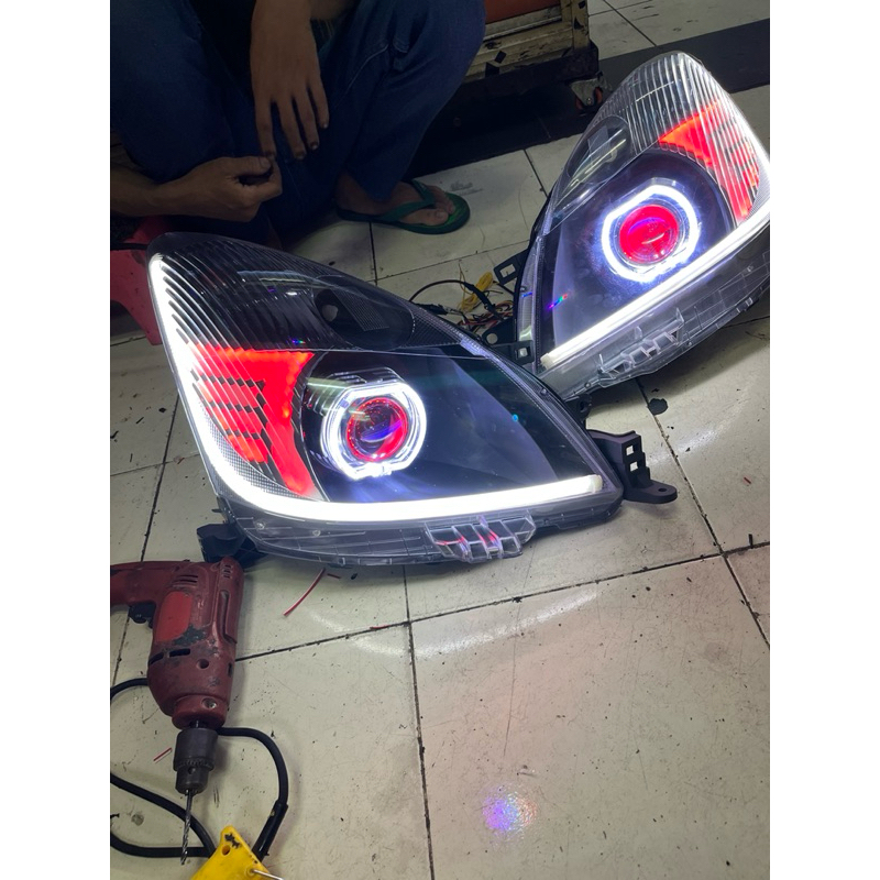 lampu livina L10 grand livina headlamp custom