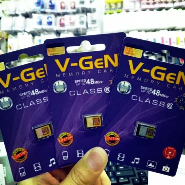 Potongan spesial VGen MicroSD Card Class 6 4GB 8GB 16GB 32GB Memory Card Hp Vgen Kartu Memori Hp V G