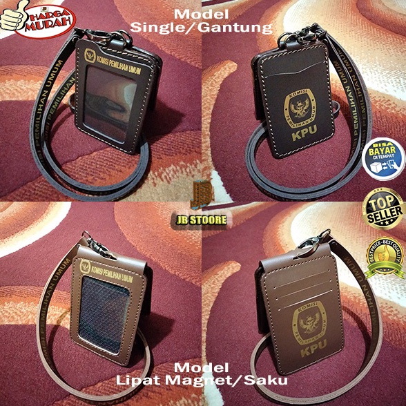 

KODE C2P Tempat Id Card KPU Kulit Id Card Holder Kpu Gantung name tag holder kpu tali kulit