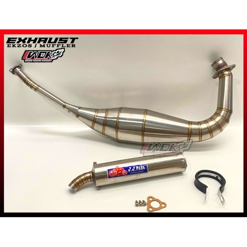 EKZOS YY PANG KAWASAKI KR150 , NINJA R/RR/SS STAINLESS STEEL