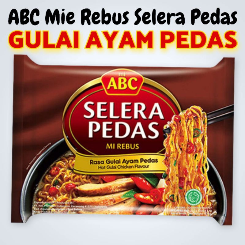 

Mie ABC Selera Pedas Gulai Ayam