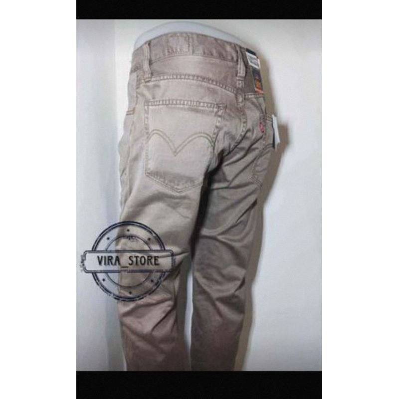 CELANA JEANS PRIA CREAM BEST COLOUR STYLE