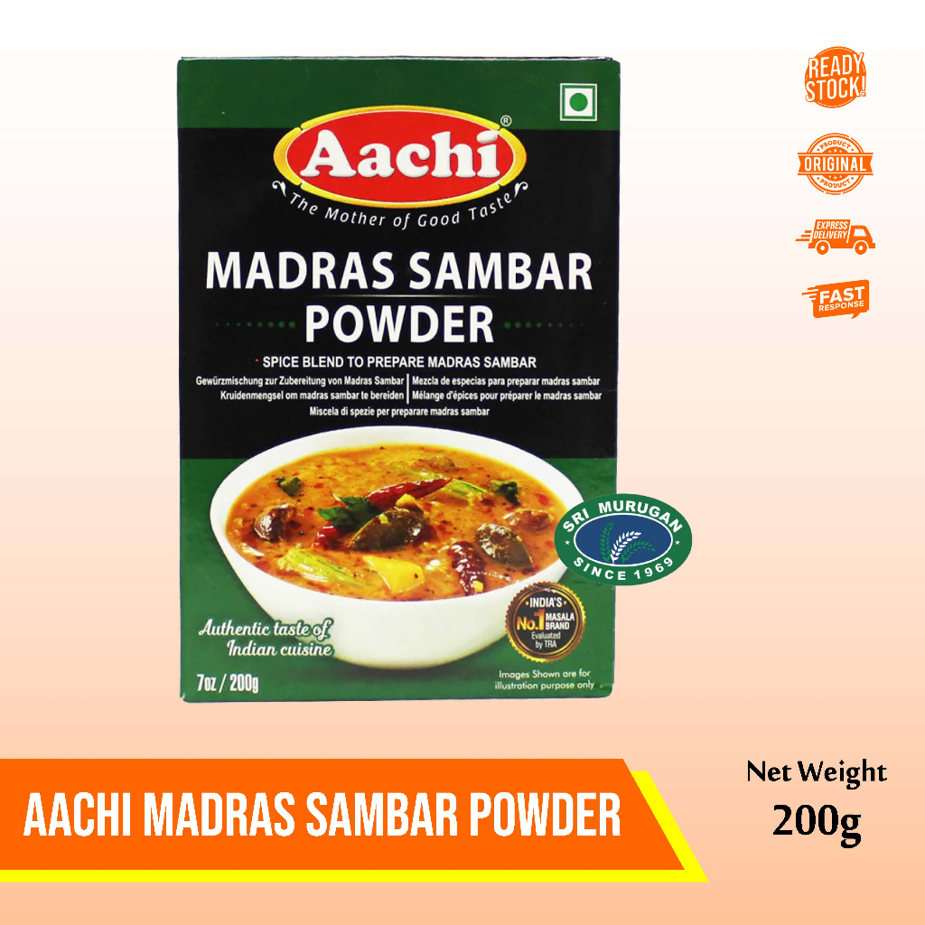 

AACHI SAMBAR POWDER 200 GM