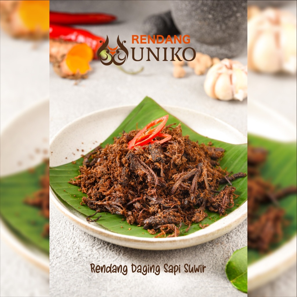 

rendang Suir siap saji instan 250g