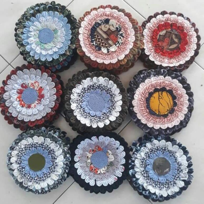 tatakan panci LEMEK 1950 grosir jampel lemek panci lampin celemek piring vas bunga asbak kerajinan k