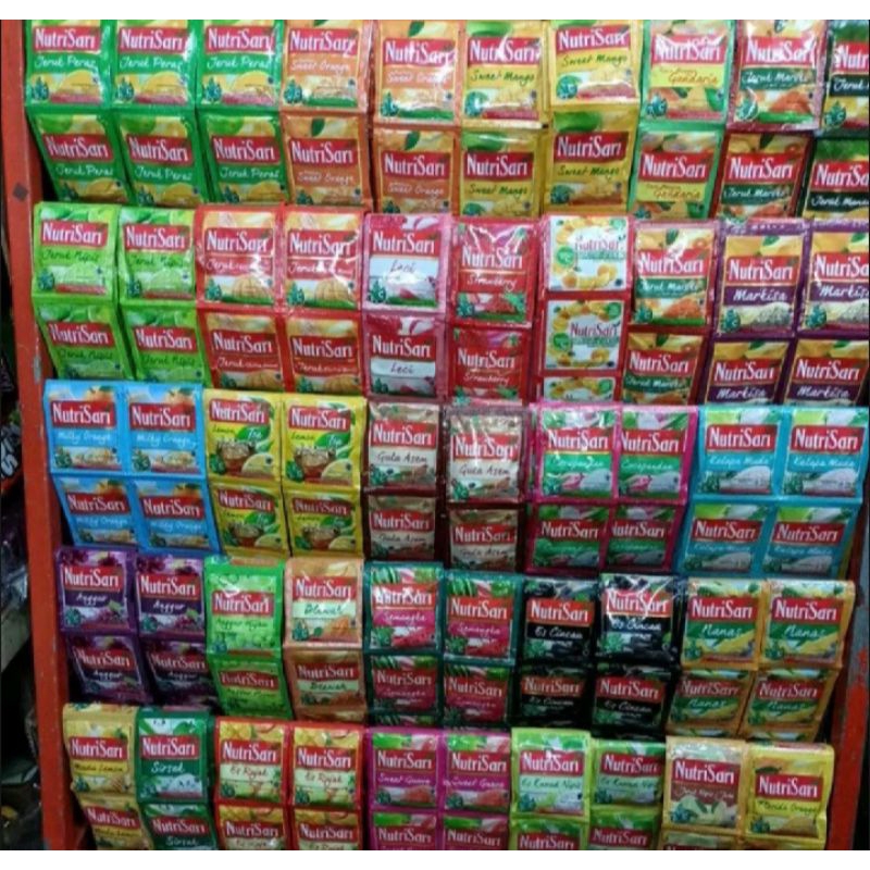 

NUTRISARI ANEKA RASA 1 RENCENG ISI 10PCS