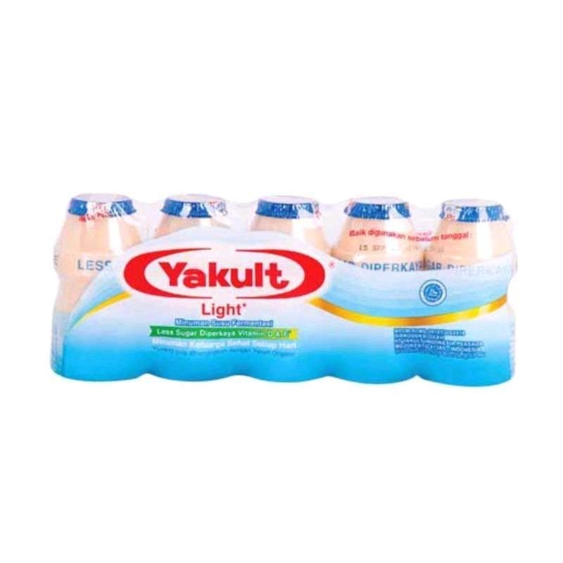 

[ 1 Paket isi 12 pack ] Yakult Light Less Sugar Rendah Gula 5x65ml