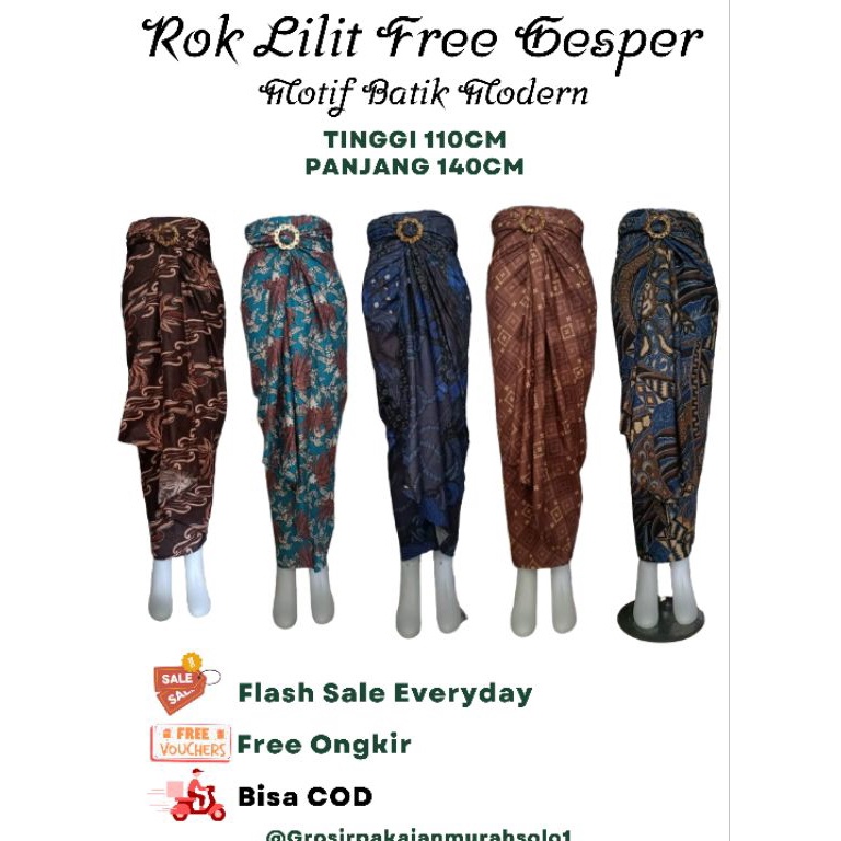 Hemat Keras ROK LILIT BATIK  JARIK LILIT BATIK MODERN  ROK BATIK MODERN