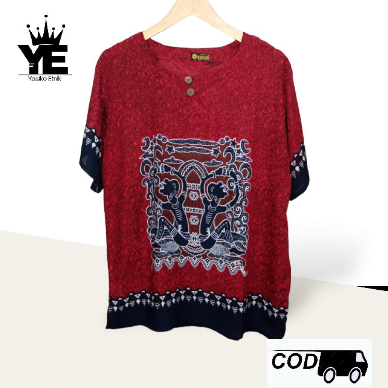 baju kaos asmat warna/baju uje etnik asmat warna/baju barong bali asmat warna