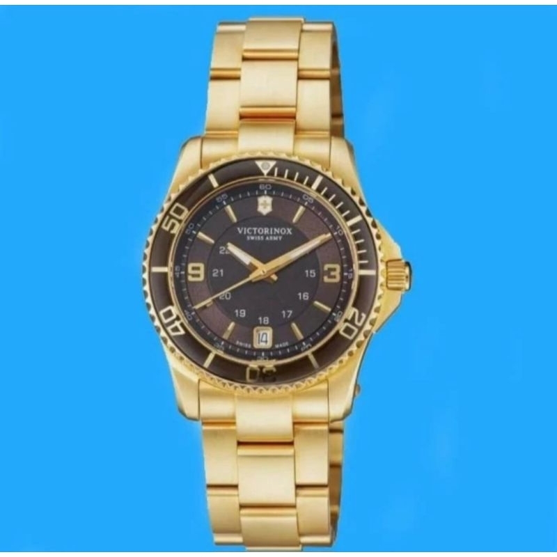 Victorinox Maverick Brown Gold PVD Ladies Watch
