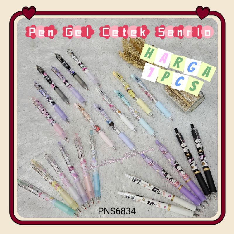 

PEN GEL CETEK SANRIO HELLOKITY MELODY / PULPEN KLIK KARAKTER LUCU / PENA FANCY VIRAL / SANRIO BALLPOINT / PNS6834