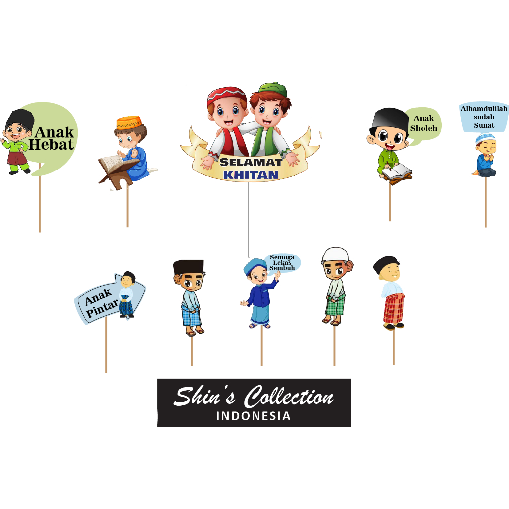 Cake topper Khitanan khitan