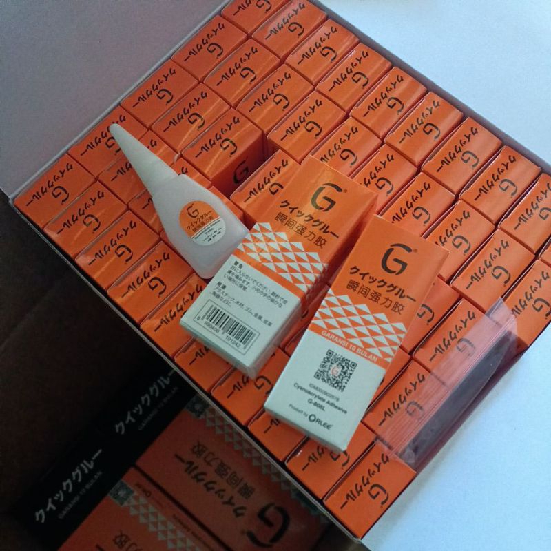 

Lem G Asli Ori 100% Original Merk Orlee daya rekat bagus serbaguna seperti Alteco