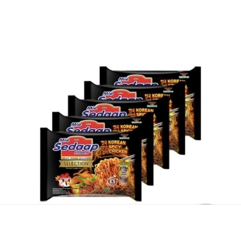 

Mie Sedaap Goreng Korean Spicy Chicken isi 5pcs