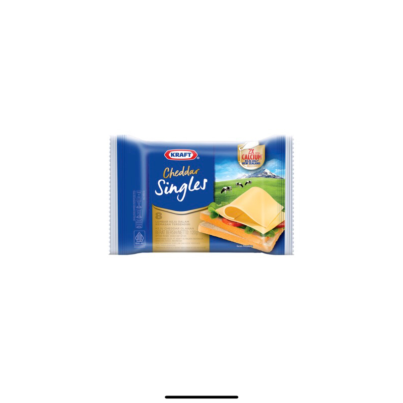 

KRAFT Keju High Calcium Singles 8 Slice