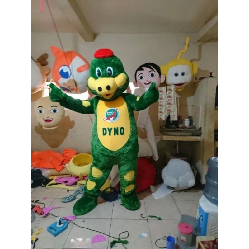 Kostum badut Karakter Dino