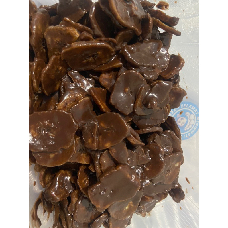 Kripik pisang lumer (Coklat)