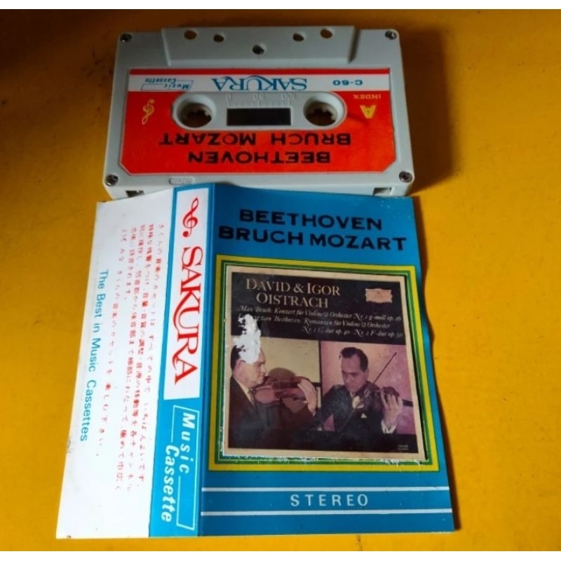 KASET PITA 1475- BEETHOVEN BRUCH MOZART- DAVID & IGOR