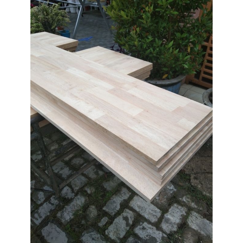 

Papan kayu solid 160 x 30 cm sudah halus anti rayap