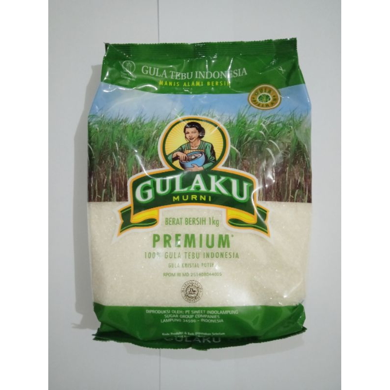 

gula pasir gulaku kemasan hijau 1kg