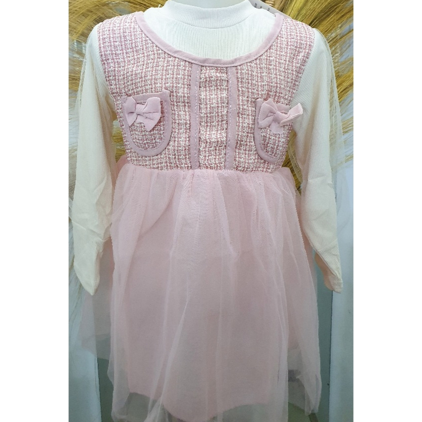 Setelan mini dress anak 1-5 thn/Setelan midi dress wayne kids anak 1-5 thn/Bbaju anak perempuan terl