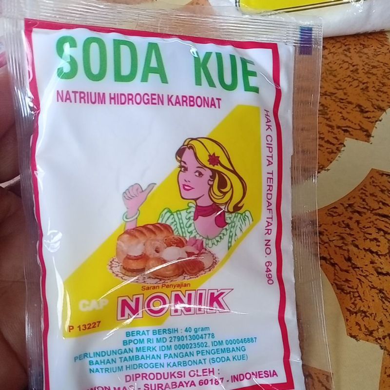 

SODA KUE CAP NONIK 40gr ( sepesialis permakanan & per kue nan )