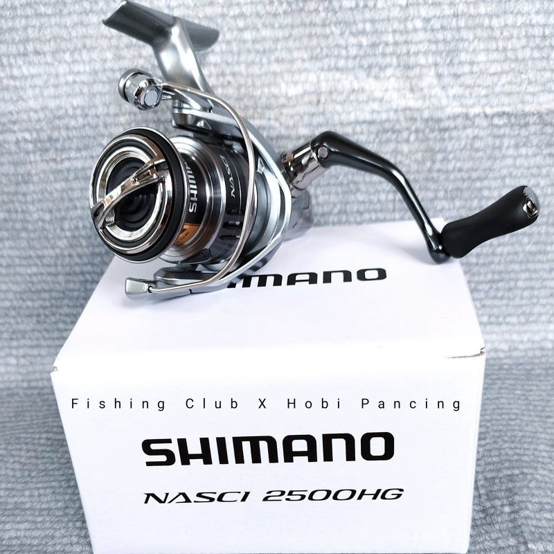 Reel Pancing Shimano Nasci FC 2021 (New Model) 1000 2500 HG C3000 XG 4000XG C5000 XG