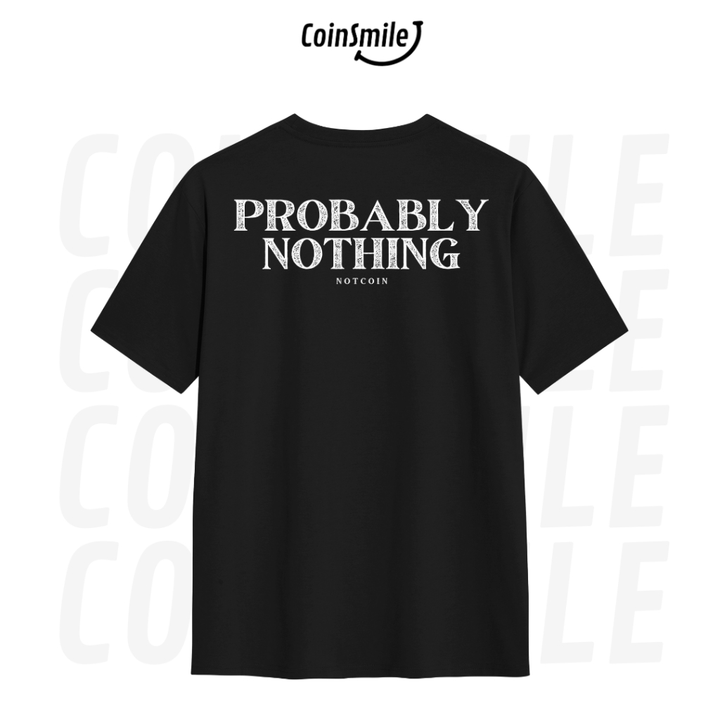 CoinSmile | Not Coin Vol 3 Hitam Kaos T-Shirt