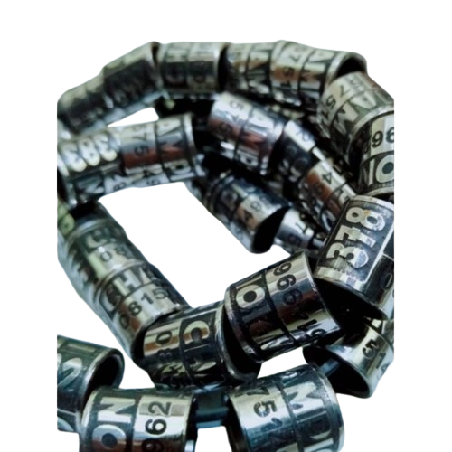 10 Biji Ring /cincin Merpati baja timbul riques nama