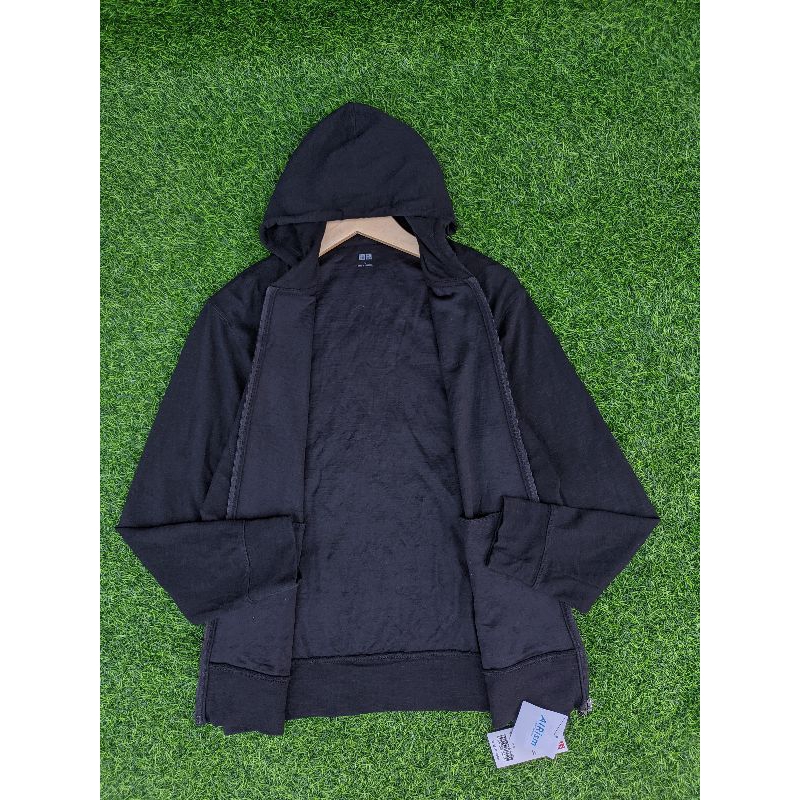 hoodie zipper uniqlo airism
