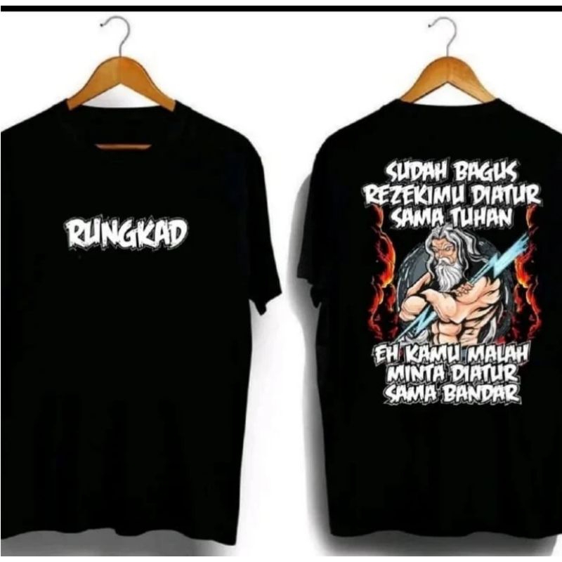 Kaos Baju Distro Rungkad T-shirt Premium