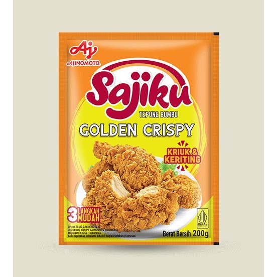 

Sajiku tepung bumbu golden crispy 200gr