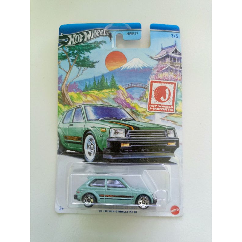 Hotwheels / hot wheels 81 toyota starlet kp61