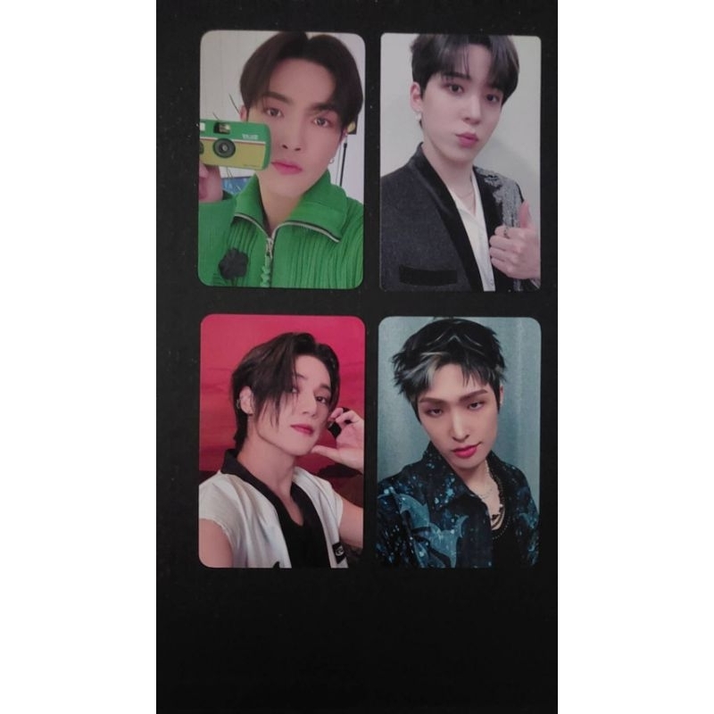 ateez the world ep.fin : will pop up exhibition & store md hardcover photocard binder mingi mito pou