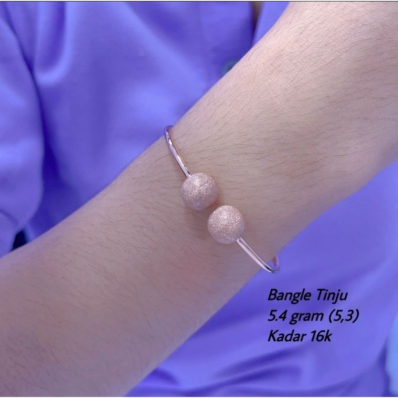 CEK DESKRIPSI || Gelang Bangle Tinju Ukir Pasir