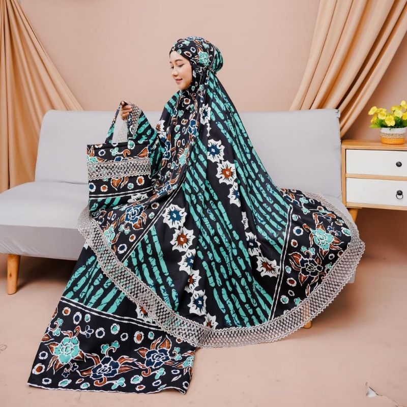 MUKENA BATIK JUMBO/MUKENA RENDA BATIK