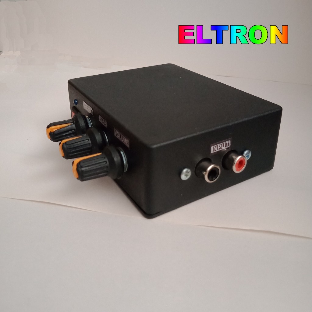 

2Xbtygneal Sakha Snack ) Rakitan Mini Amplifier Pam8403 Dengan Tone Control 5V