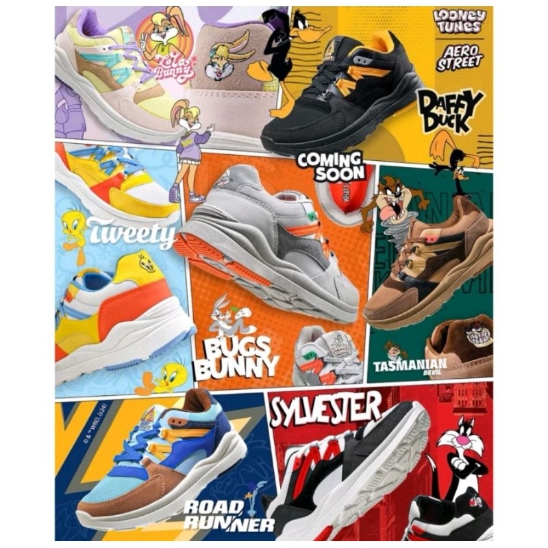 Sepatu Aerostreet x Looney Tunes
