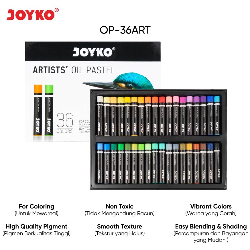 

KODE W29G Artists Oil Pastel Joyko OP36ART 36 Warna