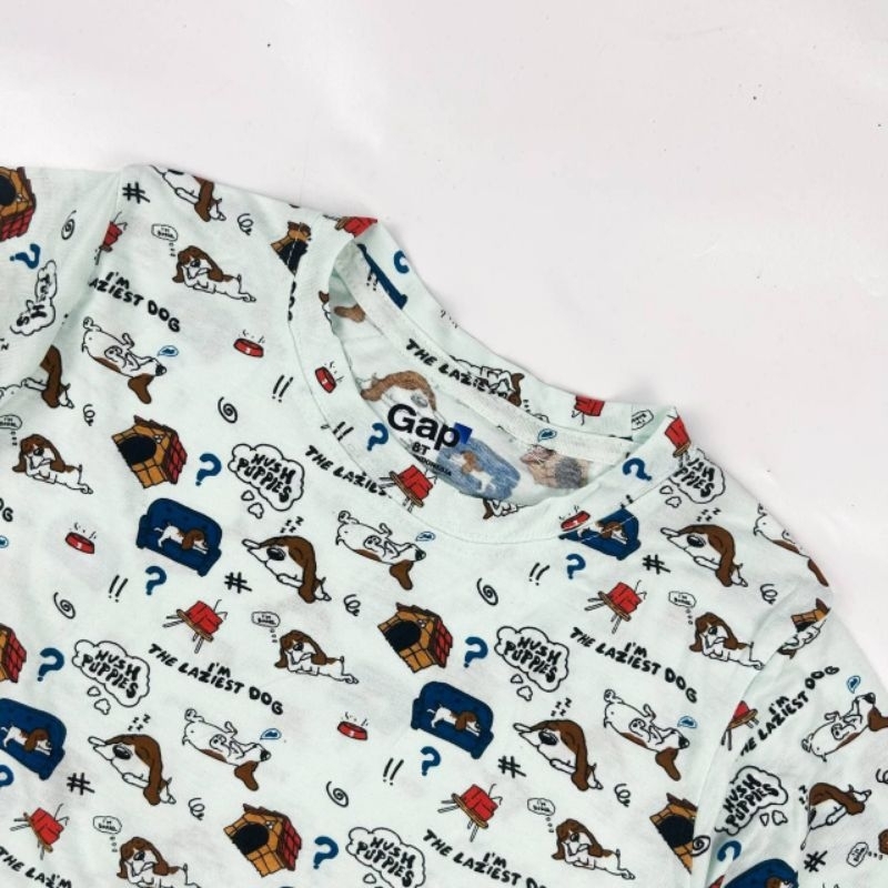 Gap Kaos Anak Lengan Pendek HUSH PUPPIES Usia 2 4 6 Tahun