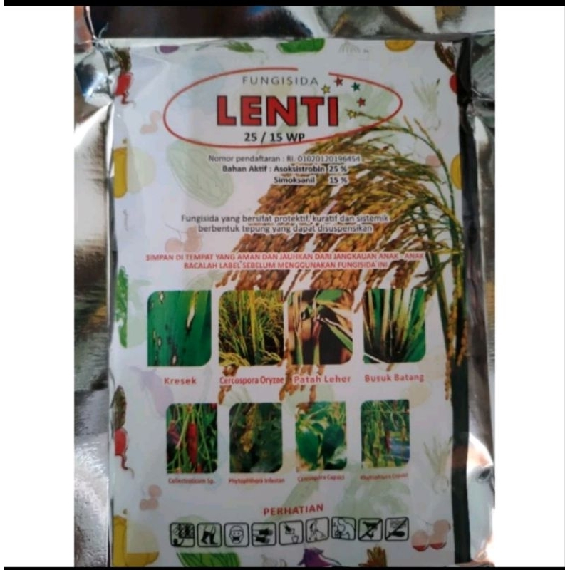 Fungisida LENTI 25/15WP 50gr/ba.asoksistrobin & simoksanil