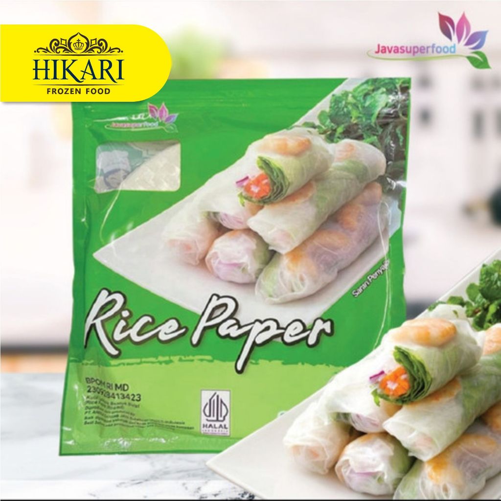 

Rice Paper Bulat / Kotak 200gr ( isi 20pcs) / Kulit Lumpia Vietnam