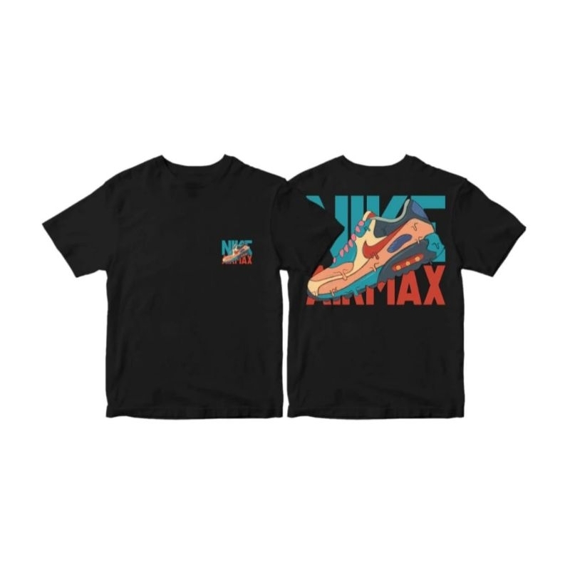BAJU KAOS DISTRO ANAK LAKI-LAKI NIKE AIRMAX BLACK