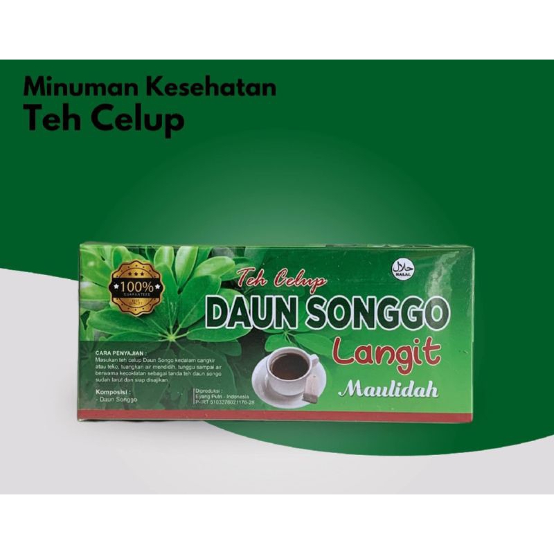 

TEH CELUP HERBAL DAUN SONGGO LANGIT ISI 20 KANTONG