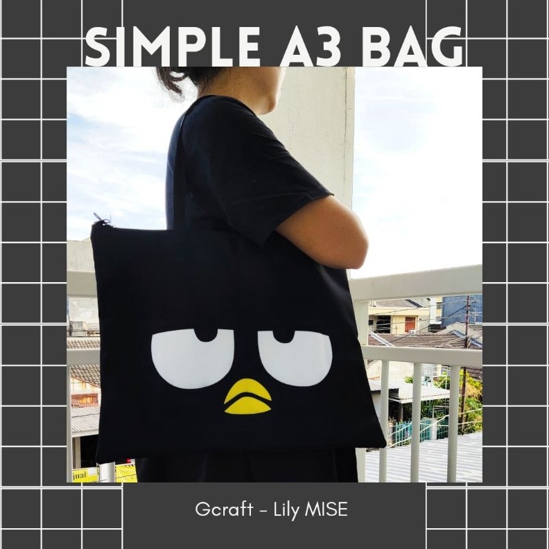 

tas A3 simple a3 bag tas buku gambar A3 folder bag tas les tas folder ART X3M1