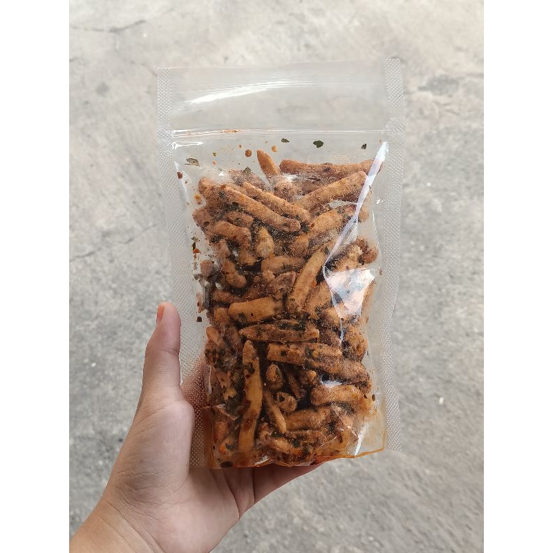 

Basreng pedas daun jeruk full bumbu (150gr)