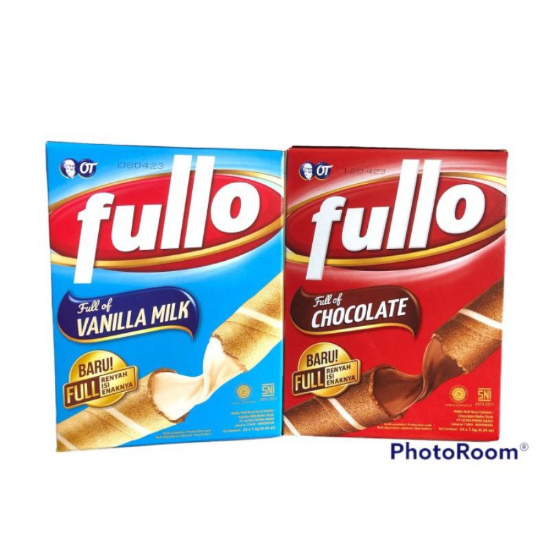 

[harga grosir] fullo wafer rolls vanilla I coklat kemasan box