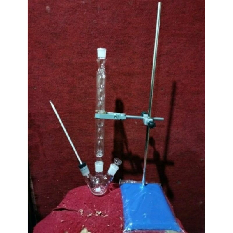 Destilasi refluk pyrex set